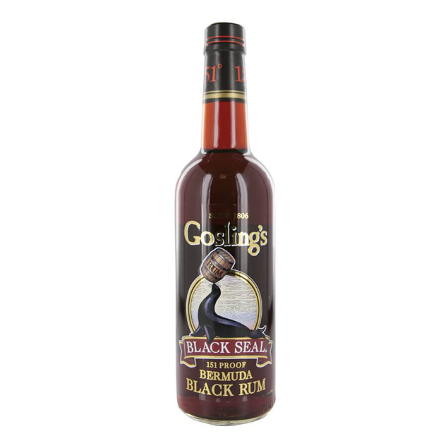 Show details for Goslings Black Seal Overproof Rum 151, 70cl Picture of Goslings Black Seal Overproof Rum 151, 70cl