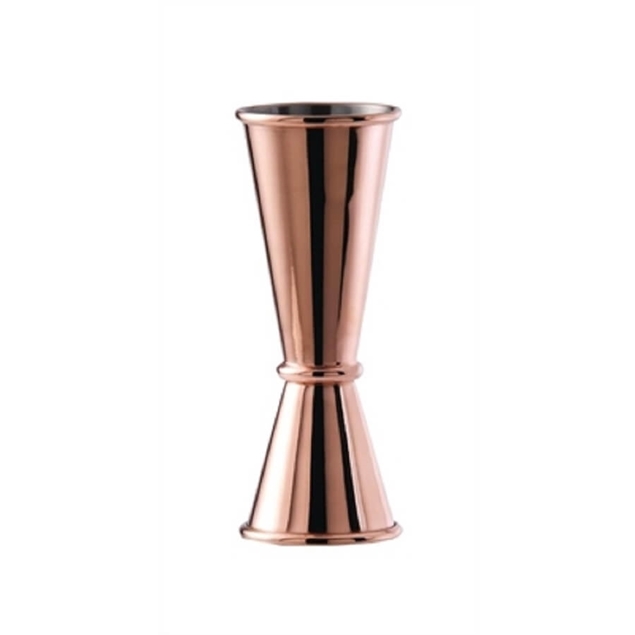 Show details for Beaumont Double Jigger Copper  Plate , 25/50ml Picture of Beaumont Double Jigger Copper  Plate , 25/50ml