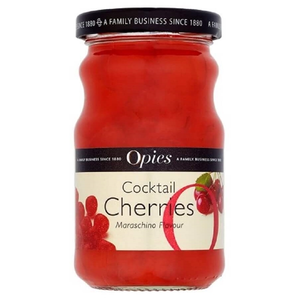 Picture of Opies Red Stem Cherries, 500ml