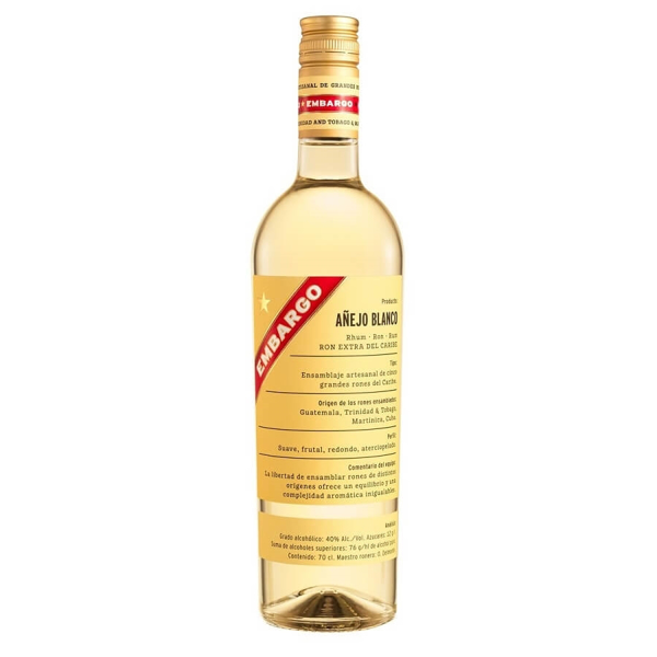 Picture of Embargo Anejo Blanco, 70cl