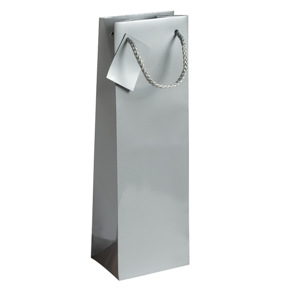 Picture of Bottle Giftbag Silver