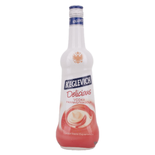 Picture of Keglevich Panna Fragola Vodka  Liqueur, 70cl