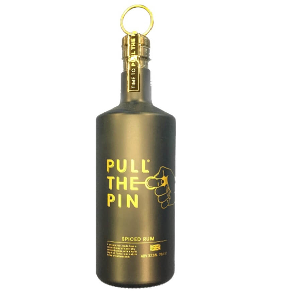 Pull the Pin Spiced Rum , 70cl. Gerry's Wines & Spirits Buy wines and