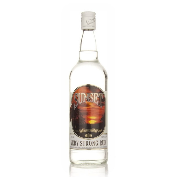 Picture of Sunset Very Strong Overproof White Rum 84.5 %, 70cl