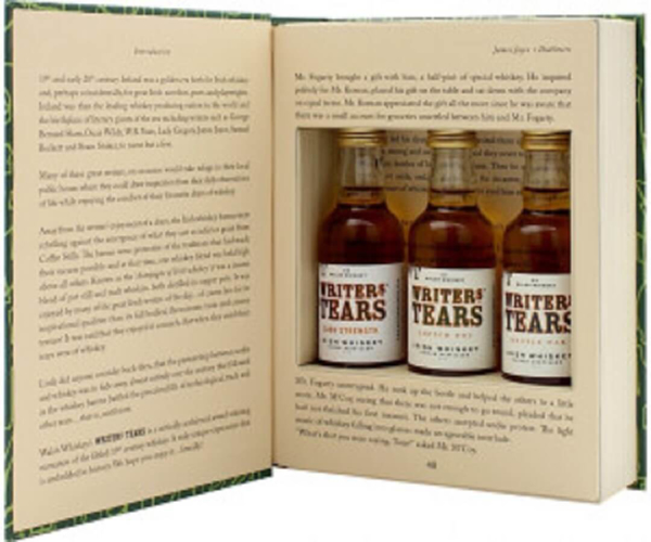 Picture of Writers Tears Giftbook , 3 x 5cl