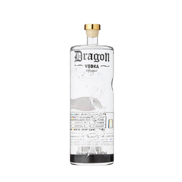 Show details for Dragon Triple Distilled Vodka, 70cl Picture of Dragon Triple Distilled Vodka, 70cl