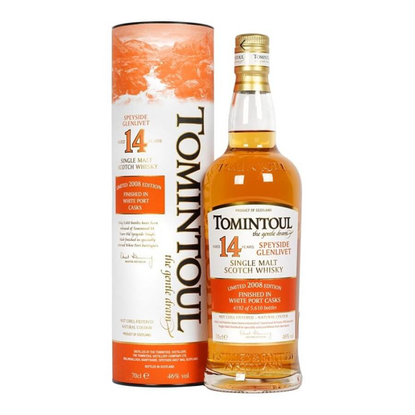 Picture of Tomintoul 14yr Speyside White Port Cask , 70cl