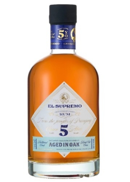 Picture of El Supremo Rum 5yrs Paraguay 38%ABV 70cl